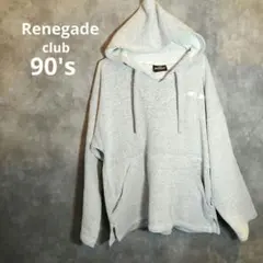 Renegade　club　 90's ヴィンテージ　パーカー グレー