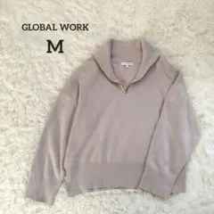 ハーフジップ ニット