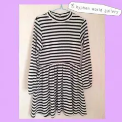 【値下げしました】未使用！Eハイフンのボーダーワンピース ❤︎