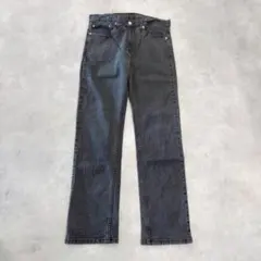 00s Levi's 517 フレアデニムパンツ 先染めブラック W30 - メルカリ
