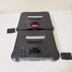 Nintendo64 2台 任天堂 本体 動作確認済 ニンテンドー ロクヨン