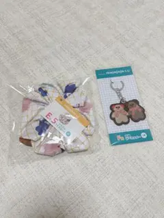 mojojojo 一番くじ E賞 シュシュ F賞 刺繍キーホルダー