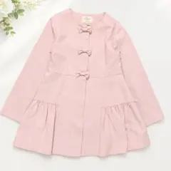 ケイトスペード リボン付き コート ピンク 160 kate spade キッズ
