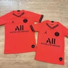 パリ・サンジェルマン ジョーダン Tシャツ ネオンオレンジ　セット　xs mのサムネイル
