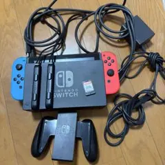 Nintendo Switch 本体 青/赤 Joy-Con付き スマブラ付き