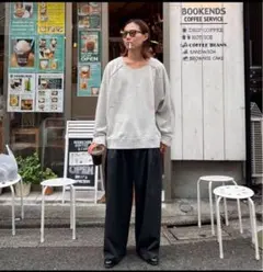 camphor wood リバーシブルスウェット