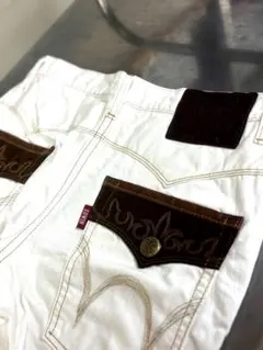 EDWIN ホワイト ハーフ Exclusive Vintage サイズ34