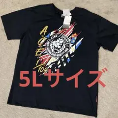 新品　新日本プロレス　tシャツ 5Lサイズ ブラック