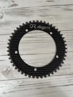 digirit カーボンチェーンリング 48T トラック/シングルスピード DIGIRIT】 CARBON CHAINRING - ROAD/TT 48T (HAIR) | Humhumhug