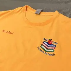 ヴィンテージ Tシャツ メンズ 2XLイエロー 刺繍 オーバーサイズのサムネイル