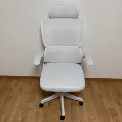 最終値下げ‼️美品‼️ホワイト ワークチェア メッシュ