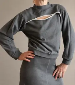 T by Alexander Wang パーカー グレー Sサイズのサムネイル