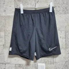 ナイキ ショートパンツ 裾サイド切替 無地 S 黒 ポリエステル スポーツ