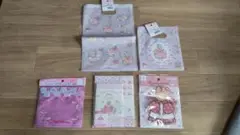 ☆新品未使用☆マロンクリーム レターセット & ジッパーバッグ5点セット