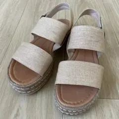 再値下げ　モリーニ Mollini ジュートサンダル 厚底フラット 39のサムネイル