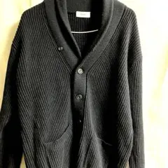SHIPS ショールカラー カーディガン ネイビー XLのサムネイル