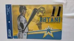 日本ハムファイターズ　大谷翔平 サイン入り下敷き 背番号11