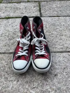 Converse チェック柄 ハイカットスニーカー