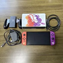 新品未使用❣️「Switch 有機ELスカーレット・バイオレットエディション」 Nintendo Switch（有機ELモデル） スカーレット・バイオレット