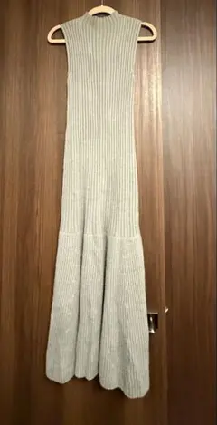 ニットワンピース ロング