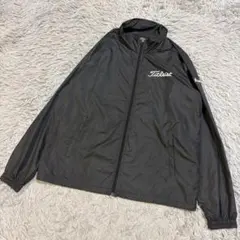 【美品】タイトリスト Titleist ゴルフウェア ナイロンジャケット 黒 M