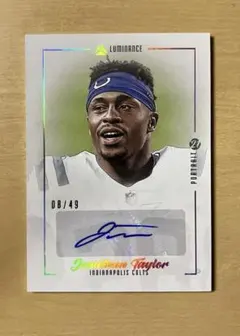 /49 NFL JONATHAN TAYLOR LUMINANCE AUTO