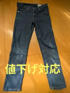 スキニーデニム ダークブルー 標準サイズ