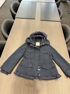 MONCLER フード付きネイビー ジャケット