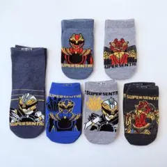 ゴジュウジャー　スーパー戦隊シリーズ　靴下 6足セット