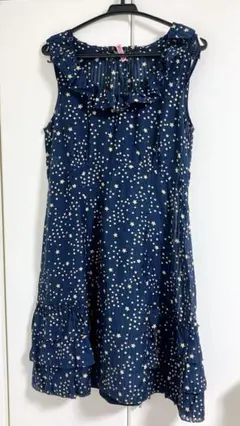 マークバイマークジェイコブス　サイズ4 総柄ワンピース　インナー付き