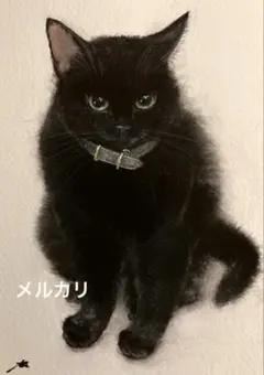 猫　水彩画　原画