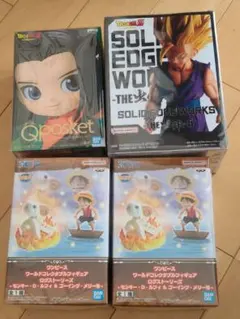 ワンピースログストーリーズ メリー号 ドラゴンボール フィギュア 4点セット