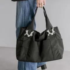 新品　イアパピヨネ　ショルダー付き樹脂パーツトートバッグMサイズ