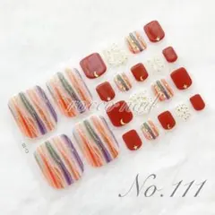 フットネイルシール❤︎111