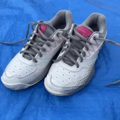 YONEX 女性用 テニスシューズ US 5.5 ホワイト/ピンク