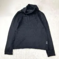 美品　東京スタイル BIS 黒 モヘア ニット タートルネック 長袖　薄手　L