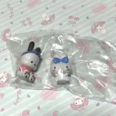 サンリオ なりきりうさぎさんフィギュア ポチャッコ・シナモロール