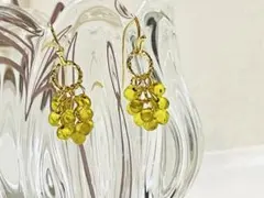 ドロップビーズ ピアス ハンドメイド 295