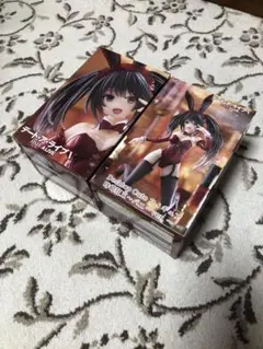 デート・ア・ライブ 時崎狂三 フィギュア ２体 バニー デスクトップキュート