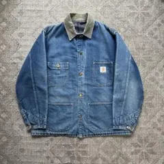 レア 裏地なし 1994年 Carhartt カーハート チョアコート グリーン