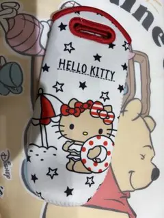 Hello Kitty 500ml ペットボトルカバー　日焼けキティ