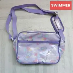 SWIMMER ショルダーバッグ 通園バッグ パープル ゆめかわ くまちゃんのサムネイル