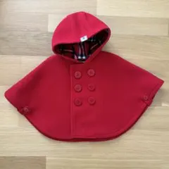 ミキハウス　ベビー服　ポンチョ　ベビー冬服