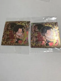 ワンピース 大海賊シールウエハース　LOG.12 SP エース　ロジャー×２枚