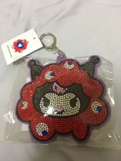 クロミ　ミャクミャク　レザーキーホルダー