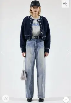 MOUSSY HW DAMAGE LOOSE STRAIGHT 23 inch