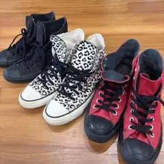 Converse All Star ハイカット 3足セット　26センチ　目立