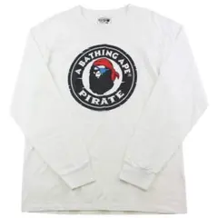 A BATHING APE PIRATE 長袖Tシャツ 白 Mのサムネイル