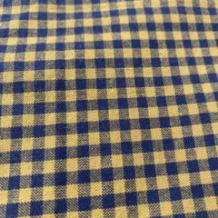 チェック柄綿生地