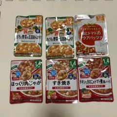 和光堂&ピジョン　離乳食 6種類セット